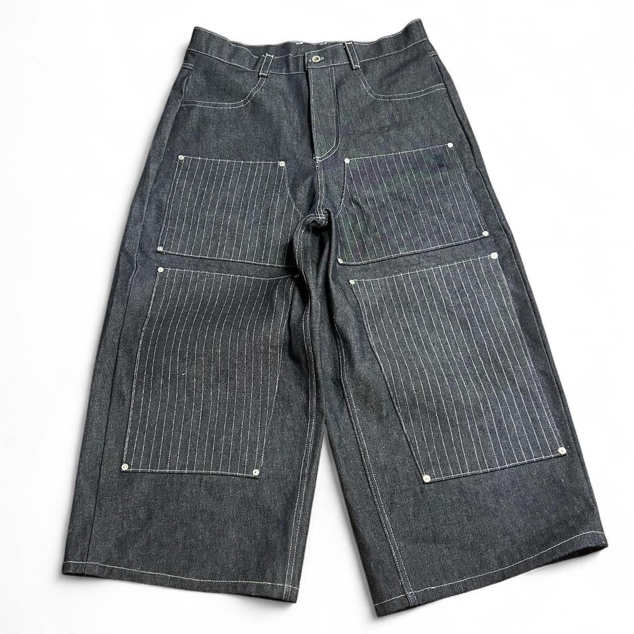 Pinstripe Double Knees