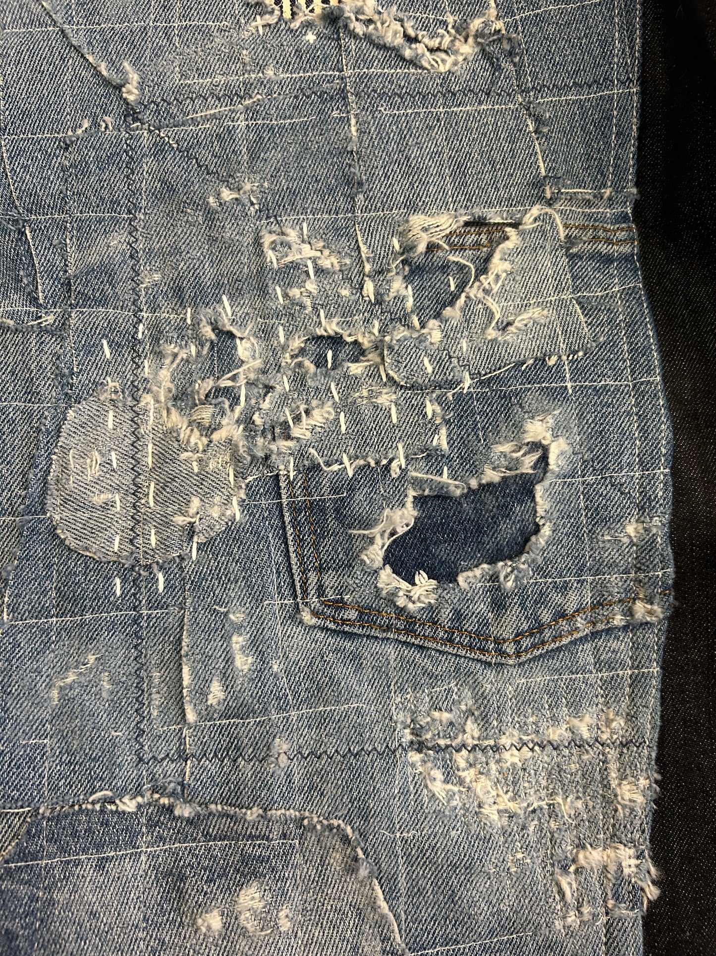 1 Of 1 Boro Double Knee Jeans